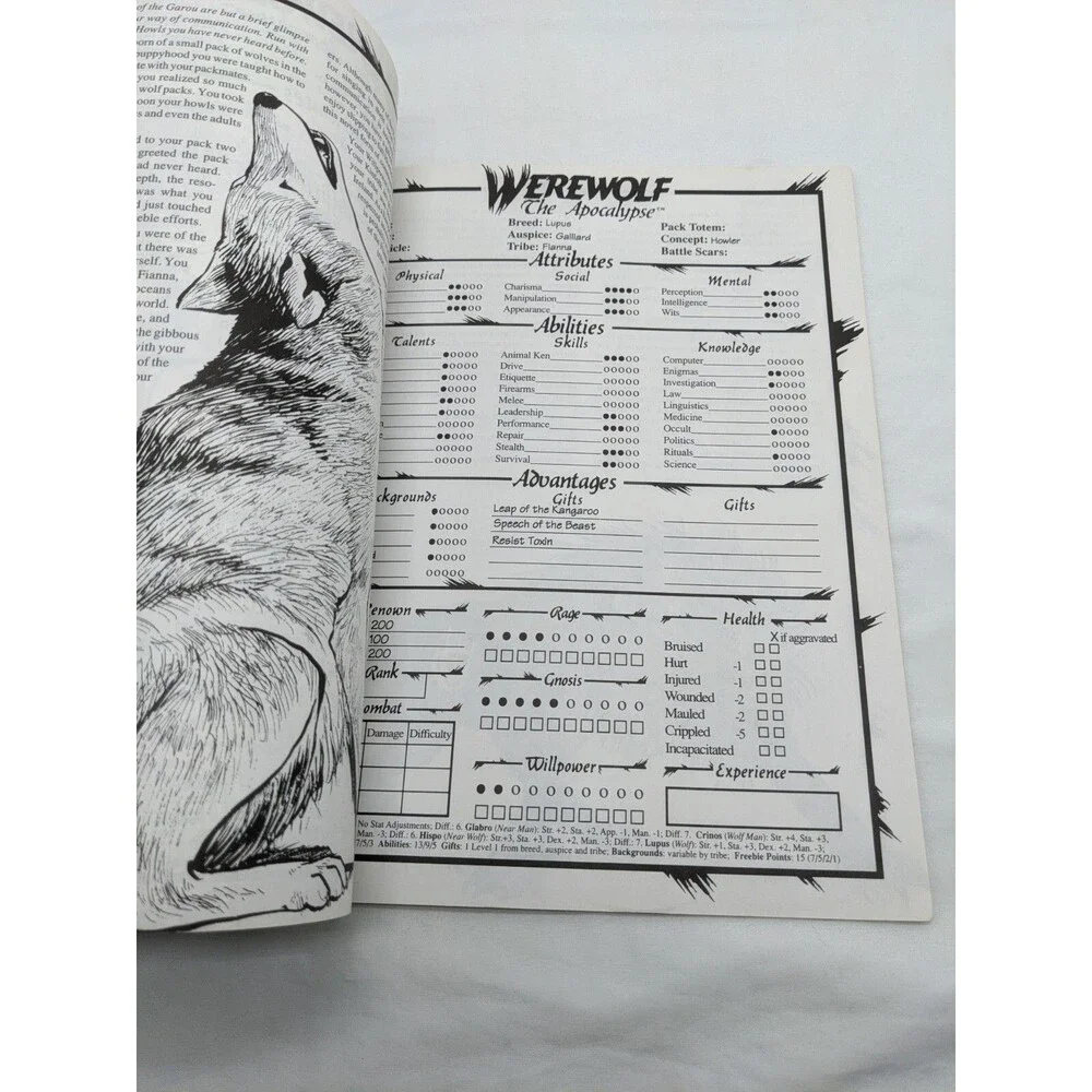 Ways Of The Wolf The Lupus Sourcebook For Werewolf The Apocalypse